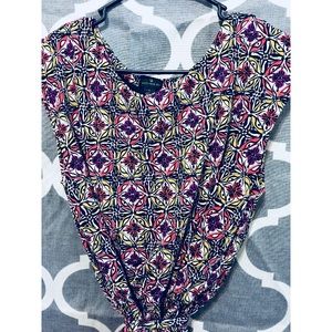 Worthington Dress Multi Colored, Size Large